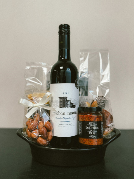 Geschenkverpakking met wijn