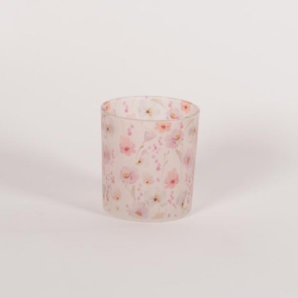 Glas klaproos motief - 8cm