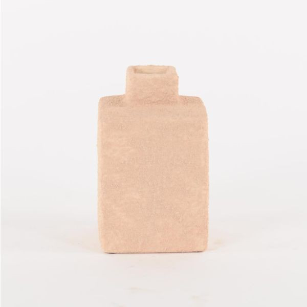 Flesvormige vaas - Roze 18,5cm