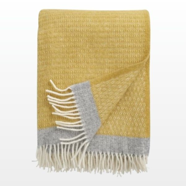 Plaid Harald yellow/grey