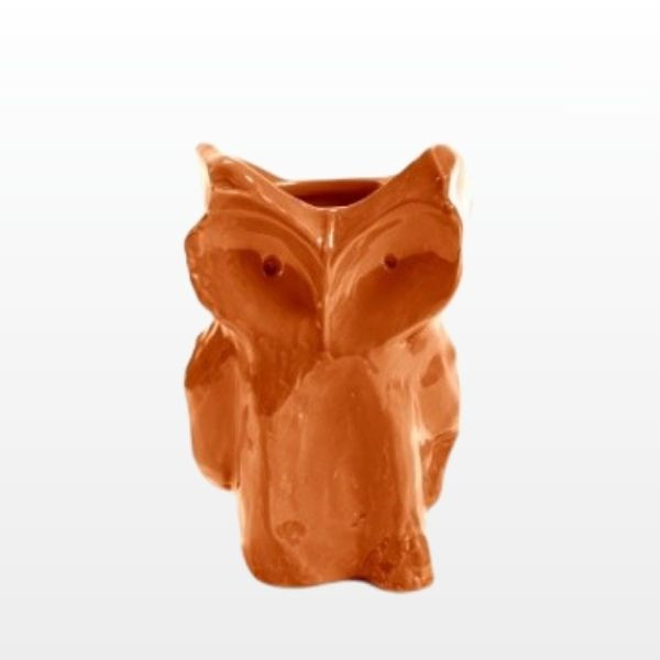 Owl Vase S - Orange