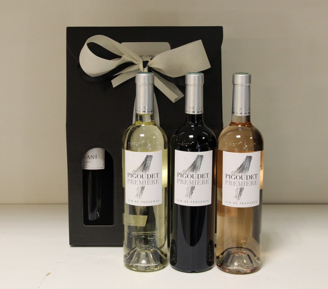 Geschenkverpakking met wijn PIGOUDET 'PREMIERE'  PROVENCE