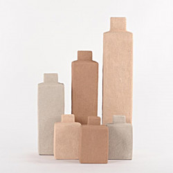 Flesvormige vaas - Roze 18,5cm