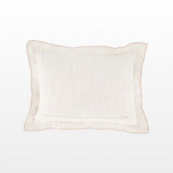 Kussen Hartje gestikte rand - 35x25 cm