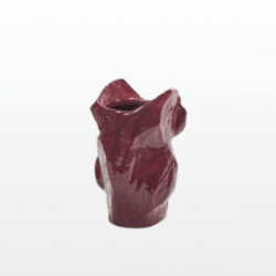 Owl Vase XS - Aubergine