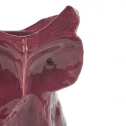 Owl Vase S - Aubergine