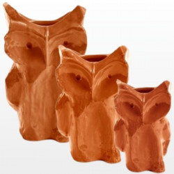 Owl Vase S - Orange