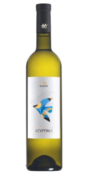 witte wijn Sokos Winery 'Assyrtiko