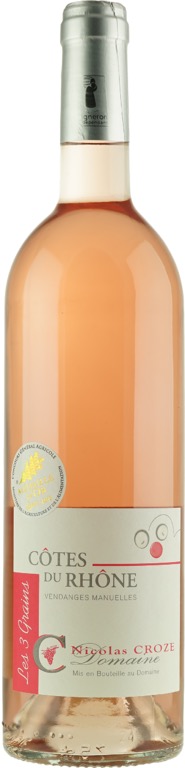 rose wijn Domaine Nicolas Croze 'Les Trois Grains