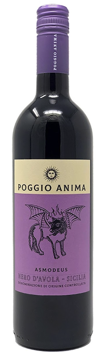 rode wijn Poggio Anima 'Nero d'Avola Asmodeus