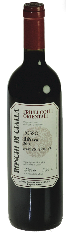 rode wijn Ronchi Di Cialla 'RiNera Schioppettino
