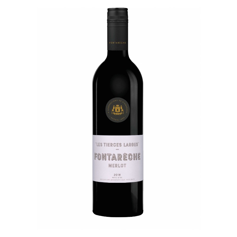 rode wijn Chateau Fontareche 'Merlot - Les Tierces Larges
