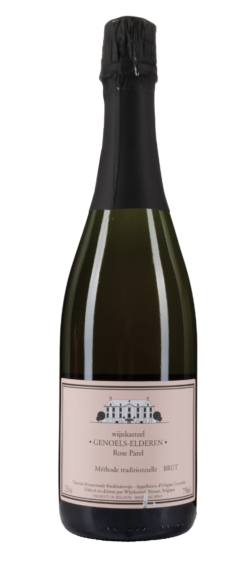 Haspengouw brut ros? Wijnkasteel Genoels-Elderen 'Rosé Parel