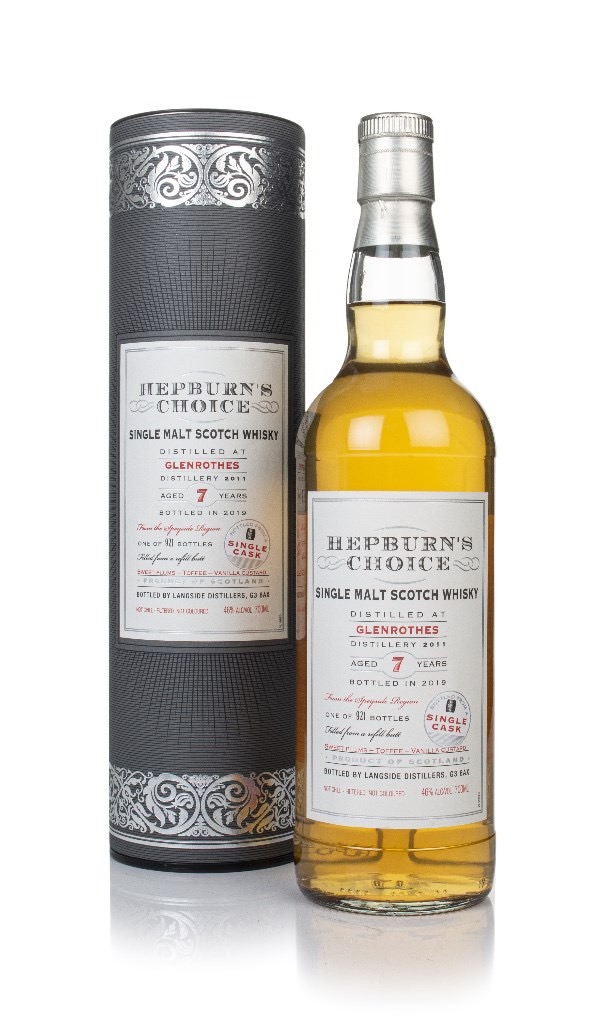 spirits Glenrothes 7y 'Hepburn's Choice