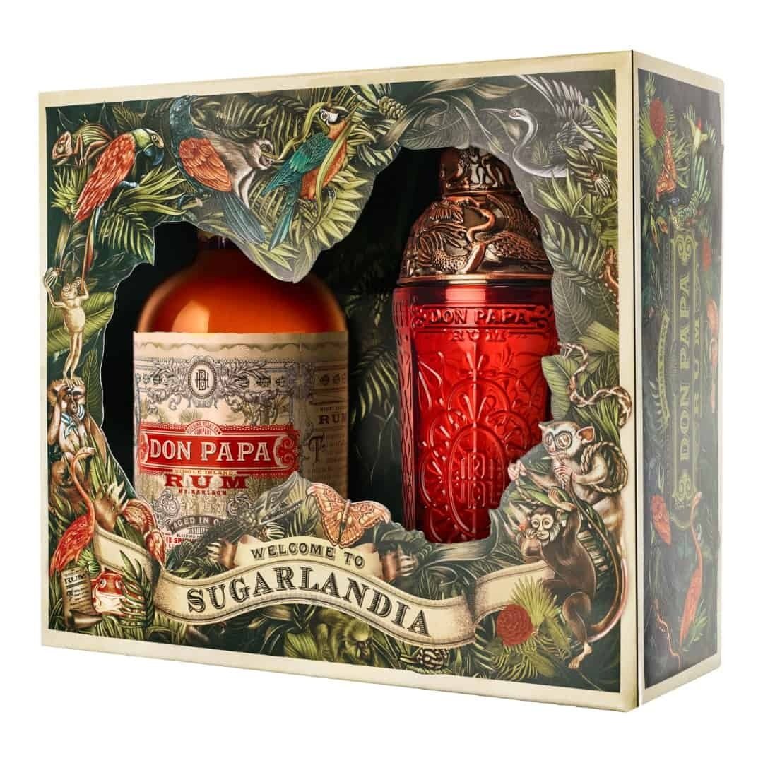 spirits Don Papa Giftbox (+Shaker)