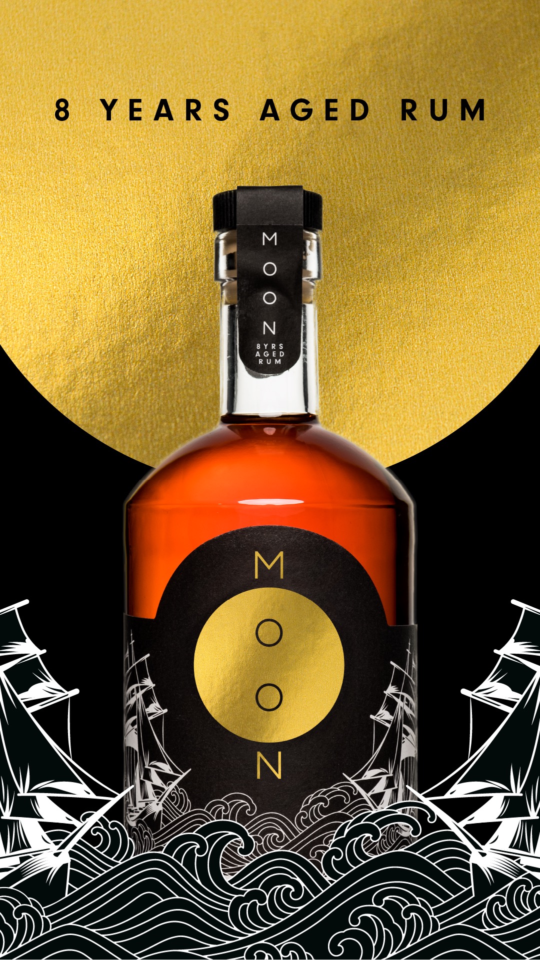 spirits Moon Rum Spiced 8y