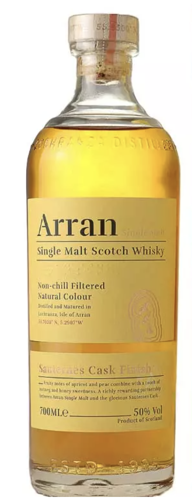 spirits Arran Sauternes Cask Finish