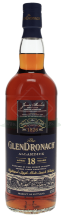 spirits Glendronach 18Y