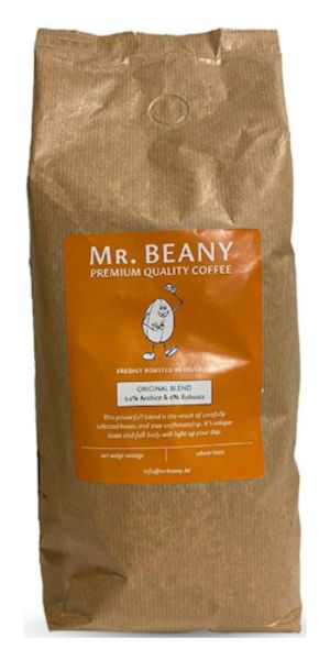 koffie & thee Mr. Beany Original Blend Bonen 1kg